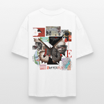 Zentharior, Schmetterling, 1st | Blaster, Oversize Bio T-Shirt, Unisex - Weiß