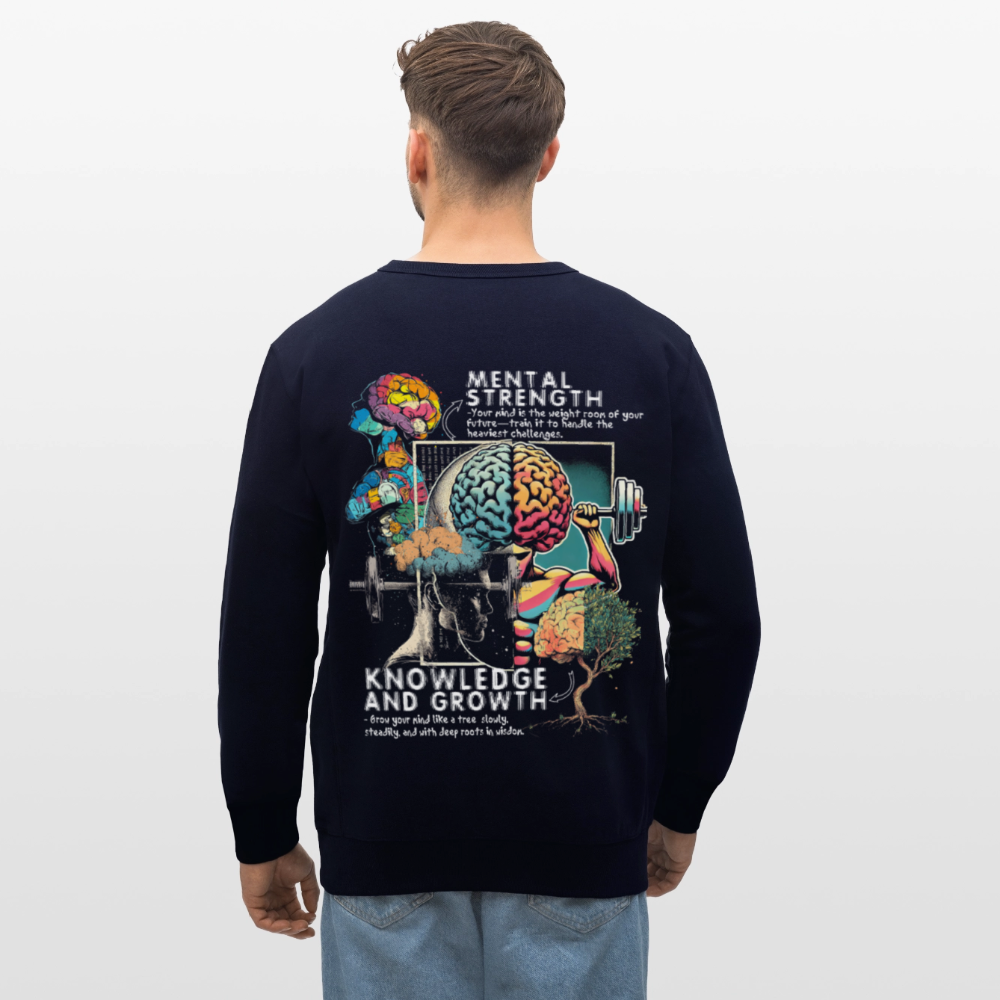 Selenian, Fitness, 1st | Roller, Unisex Bio-Sweatshirt - Navy