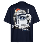 Yuanshi, Auge, 1st | Blaster, Oversize Bio T-Shirt, Unisex - Navy