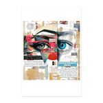 Marsyros, Augen, 1st | Poster 60x90 cm - Weiß
