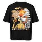 Artema, Kaffee, 1st | Breezy, Oversized Unisex T-Shirt - Schwarz