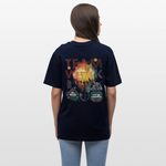 Inari, Glühbirne, 1st | Essential, Relaxed Fit Unisex Bio T-Shirt - Navy