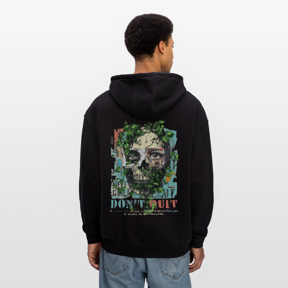 Persephi, Totenkopf, 1st | Freshhood, Oversized Unisex Hoodie - Schwarz