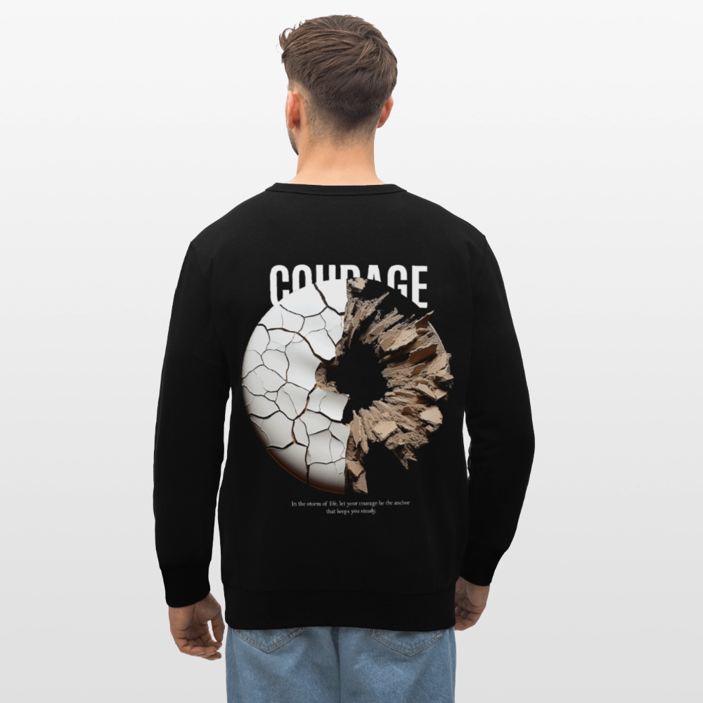 Şêwqî, Donut, 1st | Roller, Unisex Bio-Sweatshirt - Schwarz