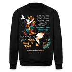 Arwa, Taube, 1st | Roller, Unisex Bio-Sweatshirt - Schwarz