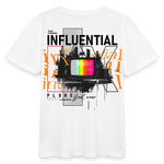 Flamethar, Fernseher, 1st | Teenager Bio T-Shirt - Weiß