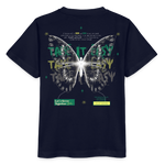 Hesinkar, Schmetterling, 1st | Kinder Bio T-Shirt - Navy