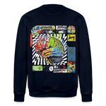 Apollon, Gehirn, 1st | Roller, Unisex Bio-Sweatshirt - Navy