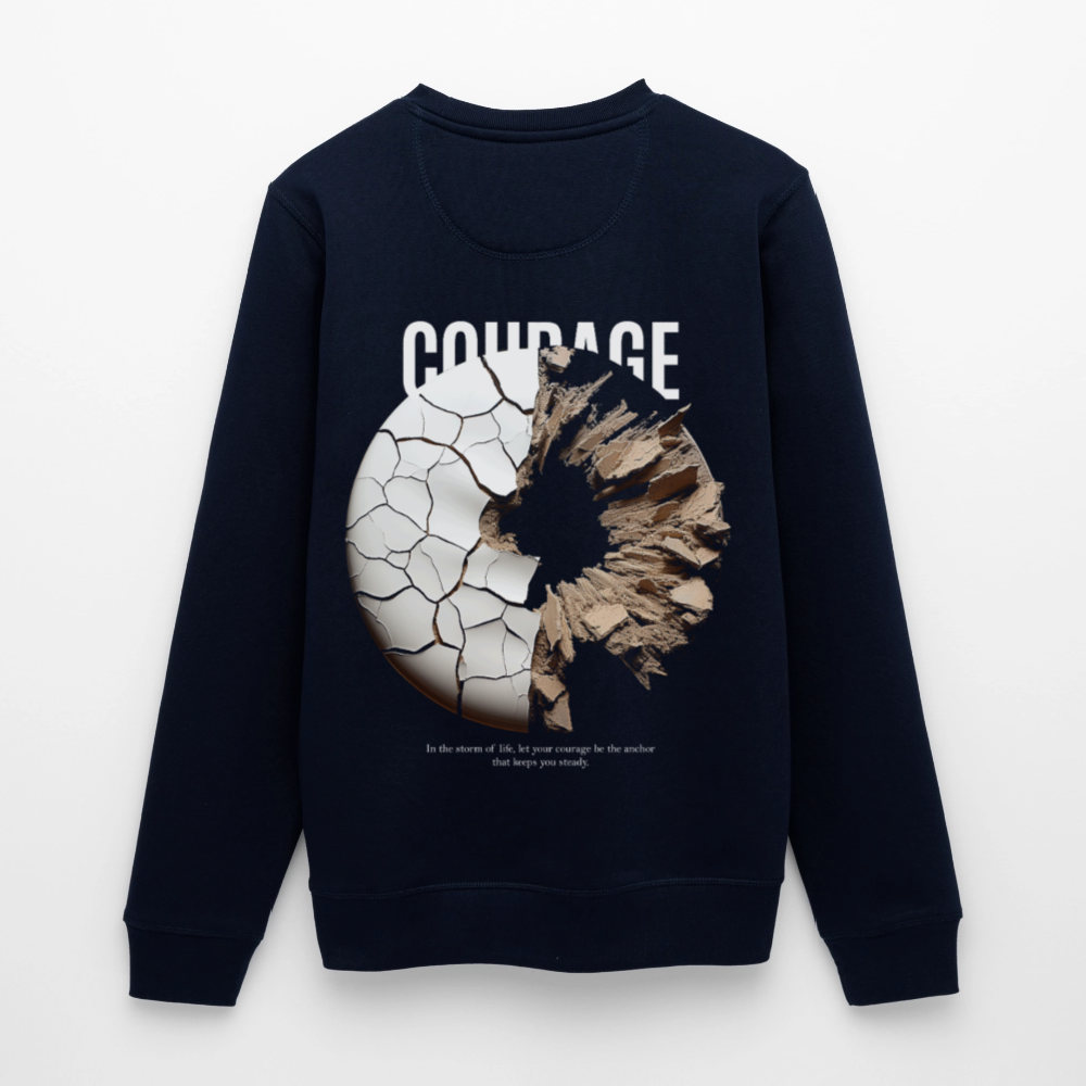 Şêwqî, Donut, 1st | Roller, Unisex Bio-Sweatshirt - Navy