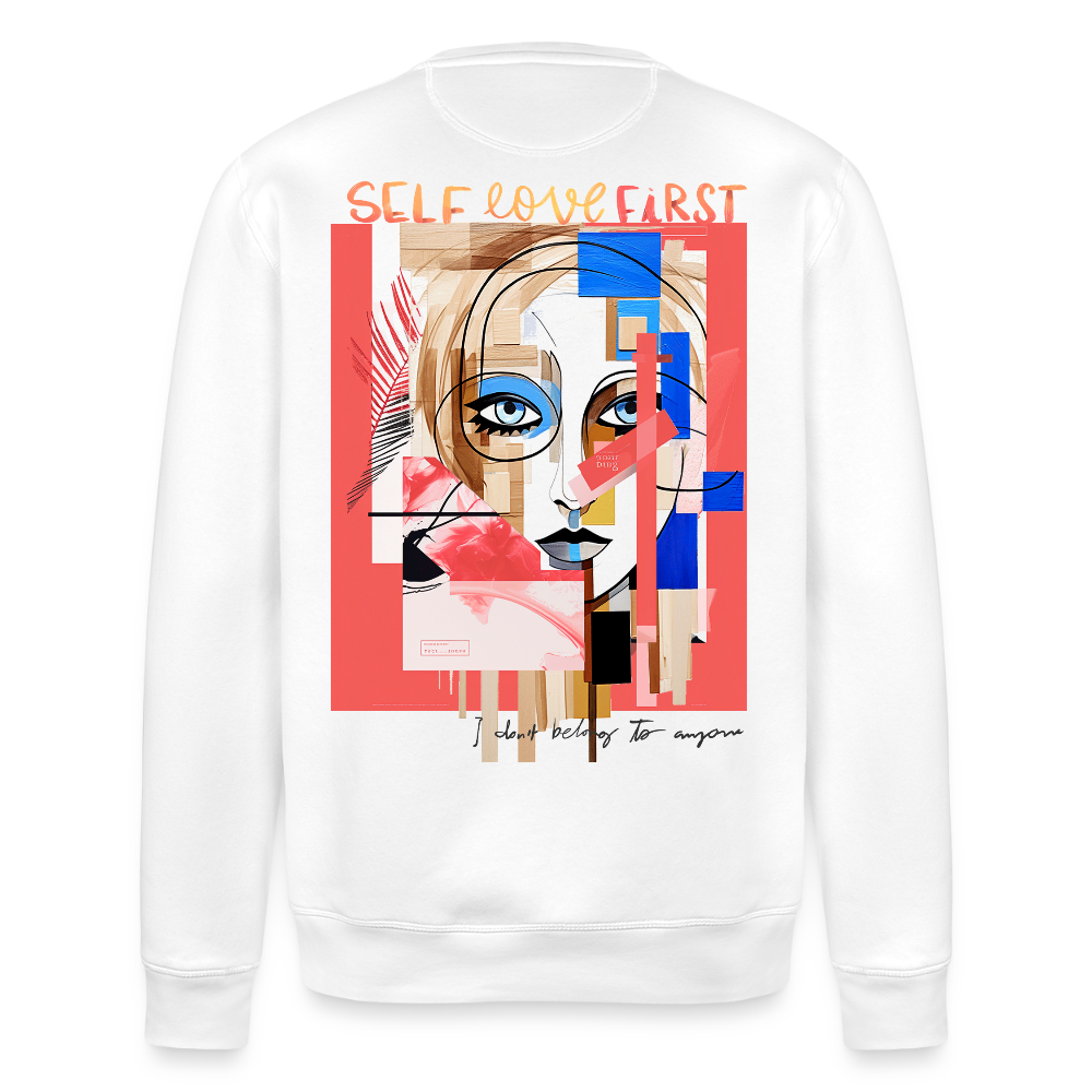 Vesperion, Frau, 1st | Roller, Unisex Bio-Sweatshirt - Weiß