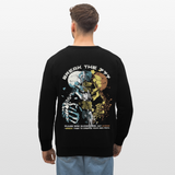 Fujin, Totenkopf, 1st | Roller, Unisex Bio-Sweatshirt - Schwarz