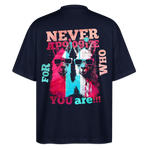 Tenjin, Alpaka, 1st | Blaster, Oversize Bio T-Shirt, Unisex - Navy