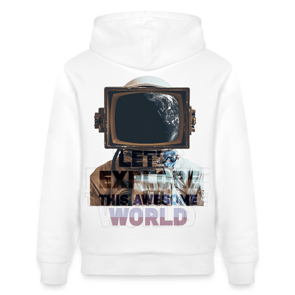 Denebris, Astronaut, 1st | Cruiser, Unisex Bio-Hoodie - Weiß