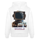 Denebris, Astronaut, 1st | Cruiser, Unisex Bio-Hoodie - Weiß