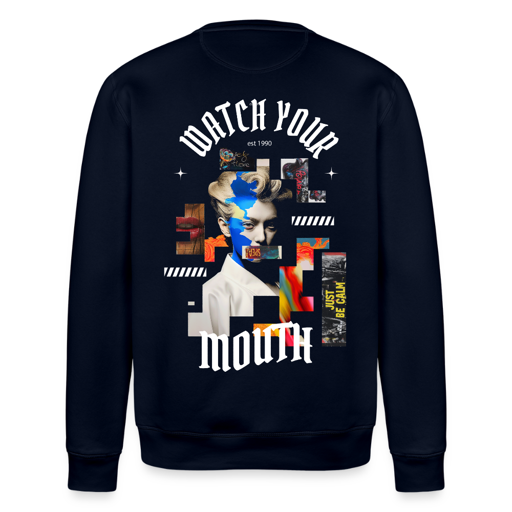 Dewrês, Frau, 1st | Roller, Unisex Bio-Sweatshirt - Navy