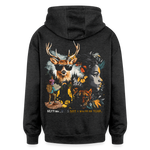 Orphean, Reh, 1st | Freshhood, Oversized Unisex Hoodie - Anthrazit