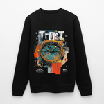 Demeteros, Uhr, 1st | Roller, Unisex Bio-Sweatshirt - Schwarz