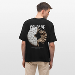 Şêwqî, Donut, 1st | Blaster, Oversize Bio T-Shirt, Unisex - Schwarz