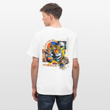 Kepleris, Tiger, 1st | Essential, Relaxed Fit Unisex Bio T-Shirt - Weiß