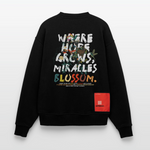 Quetzalcoatl, Vogel, 1st | Heavyweight Oversized Bio Sweater, Unisex - SOLID BLACK