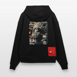 Phoebean, Neptun, 1st | Heavyweight Oversized Bio Hoodie, Unisex - SOLID BLACK