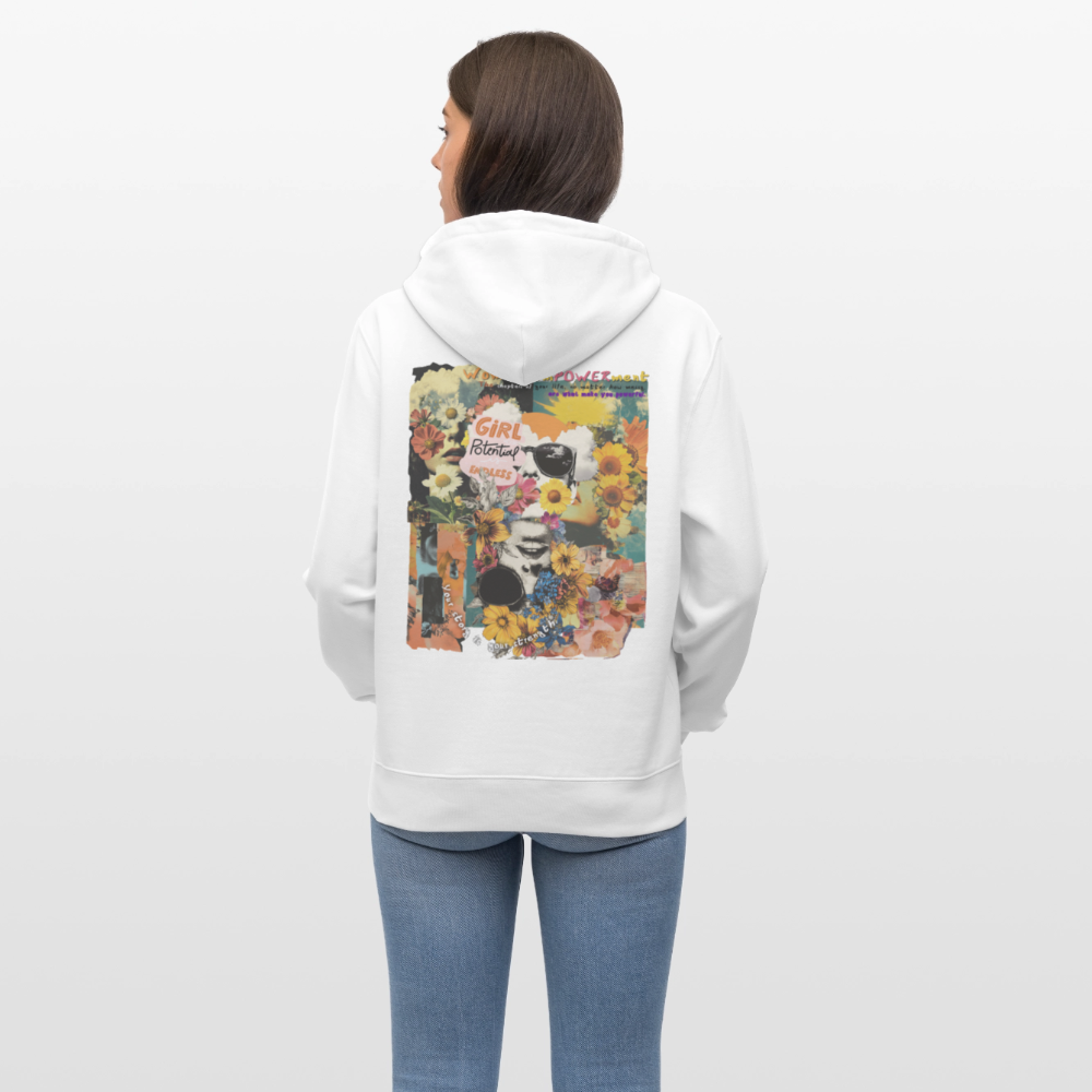 Vaelthar, Blumen, 1st | Cruiser, Unisex Bio-Hoodie - Weiß