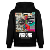 Omoikane, Augen, 1st | Cruiser, Unisex Bio-Hoodie - Schwarz