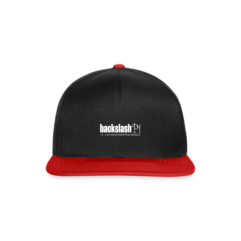 Snapback Cap - Schwarz/Rot