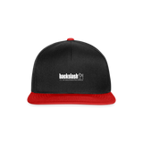 Snapback Cap - Schwarz/Rot