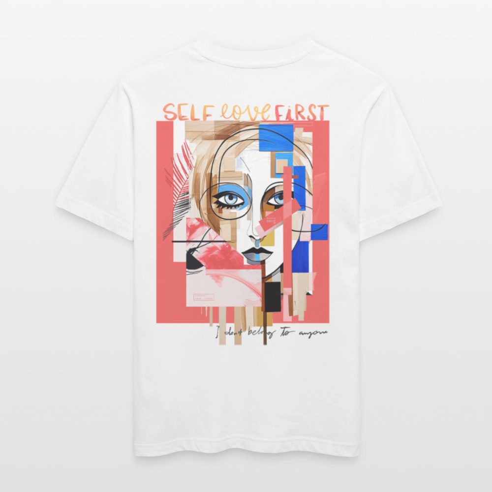 Vesperion, Frau, 1st | Essential, Relaxed Fit Unisex Bio T-Shirt - Weiß