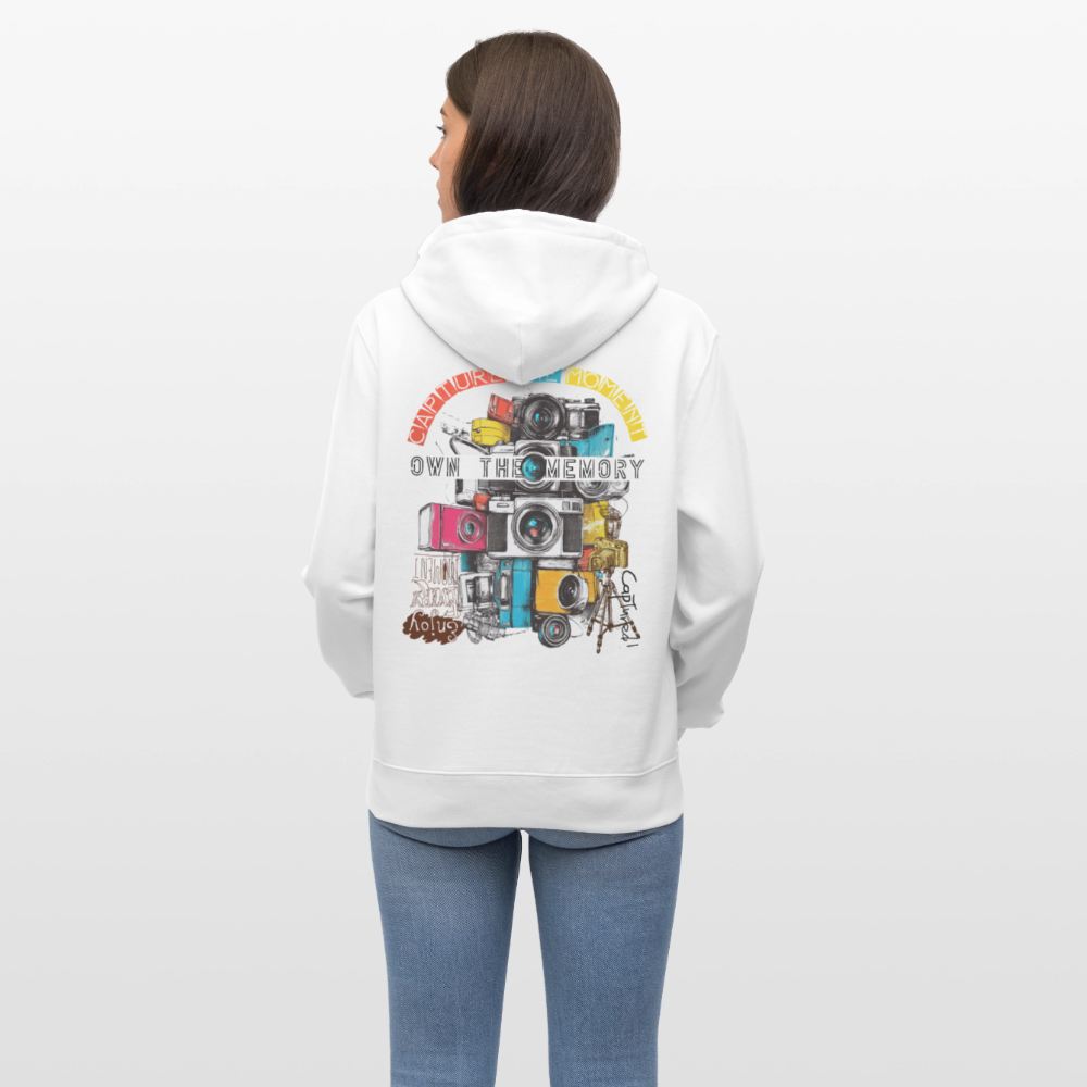 Zarethor, Kamera, 1st | Cruiser, Unisex Bio-Hoodie - Weiß
