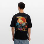 Panos, Fahrrad, 1st | Breezy, Oversized Unisex T-Shirt - Schwarz