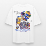 Vorthalos, Skelet, 1st | Blaster, Oversize Bio T-Shirt, Unisex - Weiß