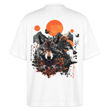 Vaermundis, Wolf, 1st | Blaster, Oversize Bio T-Shirt, Unisex - Weiß