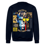 Xurjin, Affe, 1st | Roller, Unisex Bio-Sweatshirt - Navy
