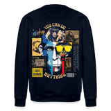 Xurjin, Affe, 1st | Roller, Unisex Bio-Sweatshirt - Navy