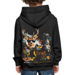 Orphean, Reh, 1st | Kinder Hoodie - Schwarz