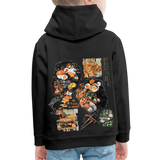 Atalantan, Essen, 1st | Kinder Hoodie - Schwarz