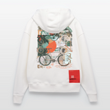 Eldrathis, Fahrrad, 1st | Heavyweight Oversized Bio Zip Hoodie, Unisex - OFF WHITE