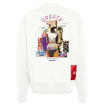 Andromion, Statue, 1st | Heavyweight Oversized Bio Sweater, Unisex - OFF WHITE