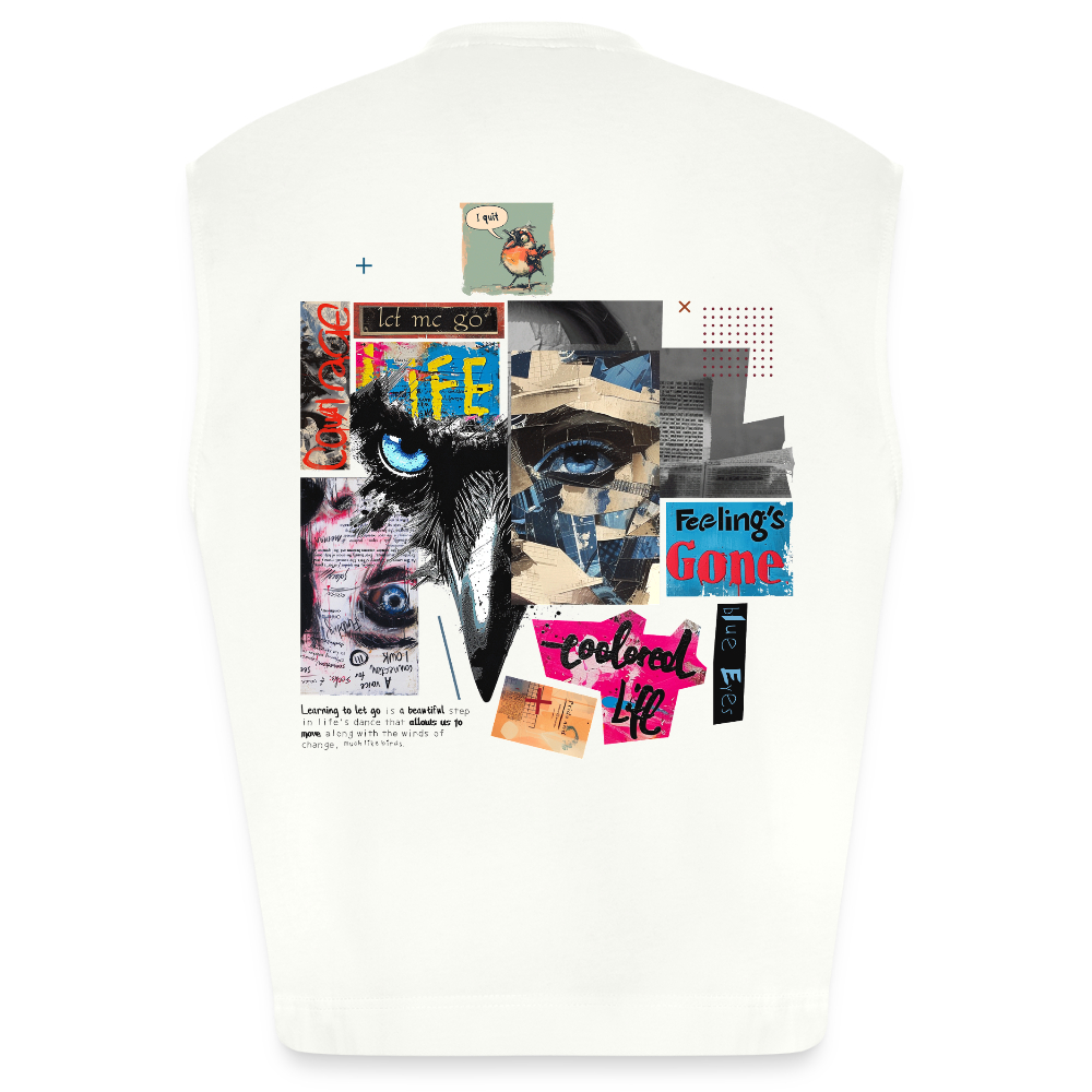 Saturnion, Raabe, 1st | Heavyweight Oversized Bio Tank Top, Unisex - OFF WHITE