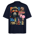Perîzar, Affen, 1st | Blaster, Oversize Bio T-Shirt, Unisex - Navy