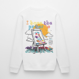 Noctharius, Malen, 1st | Roller, Unisex Bio-Sweatshirt - Weiß