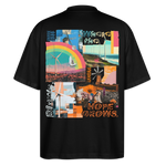 Nyxaris, Windmühle, 1st | Blaster, Oversize Bio T-Shirt, Unisex - Schwarz