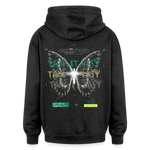 Hesinkar, Schmetterling, 1st | Freshhood, Oversized Unisex Hoodie - Anthrazit