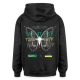 Hesinkar, Schmetterling, 1st | Freshhood, Oversized Unisex Hoodie - Anthrazit