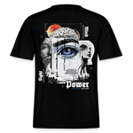Yuanshi, Auge, 1st | Essential, Relaxed Fit Unisex Bio T-Shirt - Schwarz