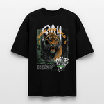 Demeter, Tiger, 1st | Blaster, Oversize Bio T-Shirt, Unisex - Schwarz