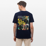 Dionyson, U-Bahn, 1st | Essential, Relaxed Fit Unisex Bio T-Shirt - Navy