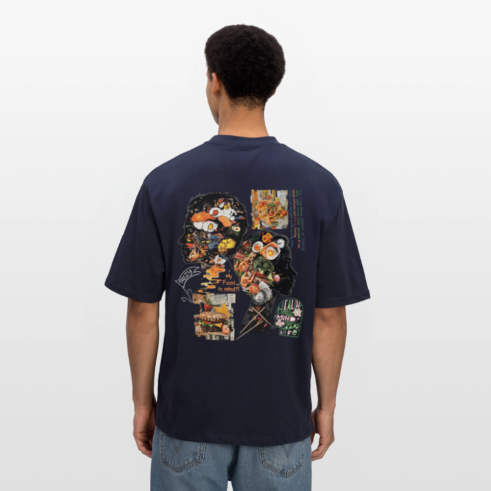 Atalantan, Essen, 1st | Breezy, Oversized Unisex T-Shirt - Navy